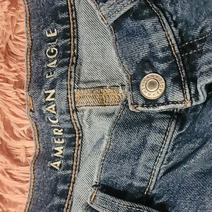 American Eagle women's jeans. Low rise baggy. Size 14 regular.
